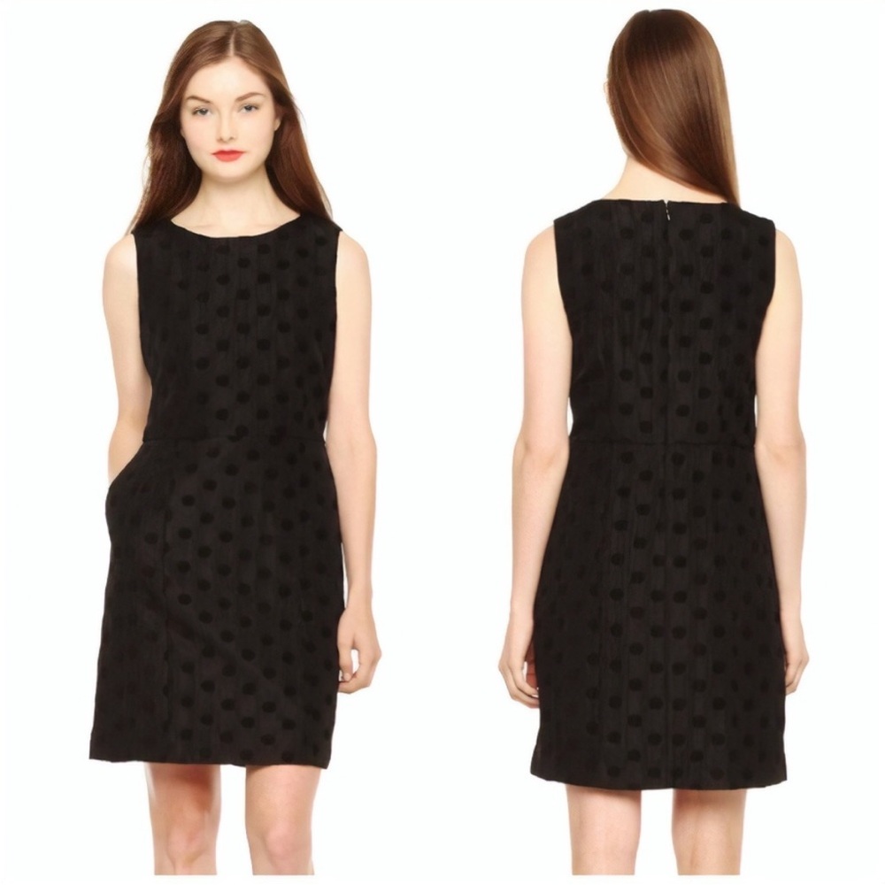 Joe Fresh Sleeveless Polka Dot Sheath Dress‎